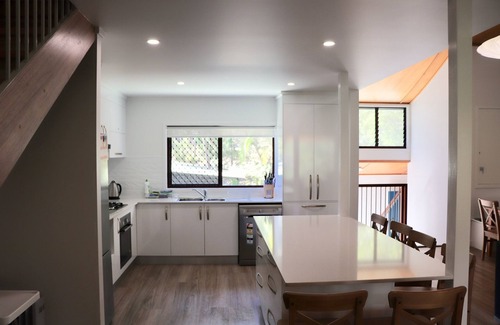 Fraser Island Villa | Blissful Banksia 534 Ocean views, 3 bed,2 bathroom,2 decks at Kingfisher Bay