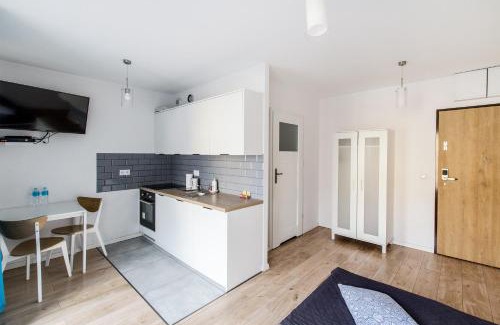 Krzyki Apartment | Blue Apartment with a terrace