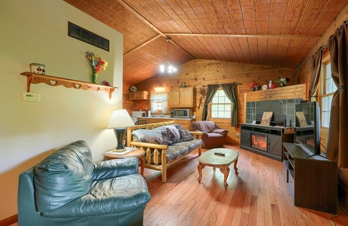 Logan Cabin | Blue Rose Cabins - Lincoln Log Cabin