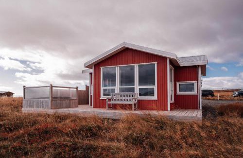 Reykholt House | Blue View Cabin 1A With private hot tub