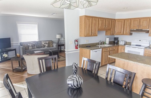 Surfcrest Village Condo | Bluefish 16 | Pet-Friendly Beach House with Balcony, Deck, Beach + Pool Access