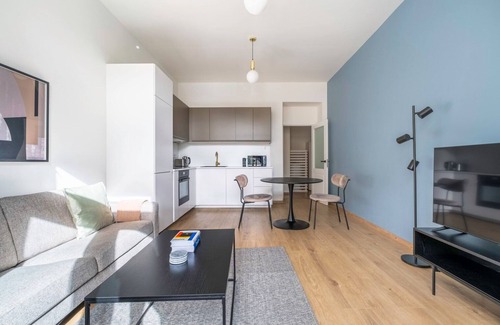 Vrsovice Apartment | Blueground | Vršovice, near renaissance–style park (PRG-7)