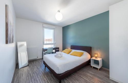 Vaise Apartment | Bluemary - Spacieux T3 Garage balcon