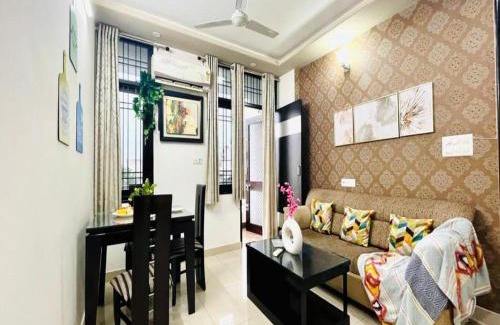 Vaishali Nagar Apartment | BluO 2BR Jaipur - Lift, Balcony, Parking, Terrace