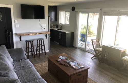 Regional District of Nanaimo Cabin | Board and Barrel on the Beach Private oceanfront 2 bedroom cabin with sauna
