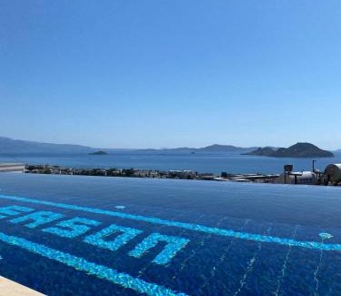 Kadıkale Villa | Bodrum eaSon Villa & House 350m2 Full Sea View with Private Infinity Pool