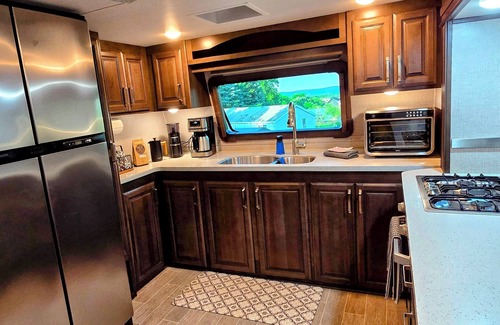 Boyne City House | Book Your Adventure in this Ultra Comfy, Luxury RV on 10 Acres. Bring your Pup!