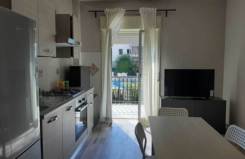 Calatabiano Apartment | Bouganville Residence: DeLuxe apartment facing the pool, sports field and games.