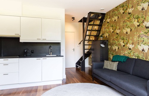 Bergen Apartment | Boutique Apartments Bergen "Green" with sunny private terrace, courtyard