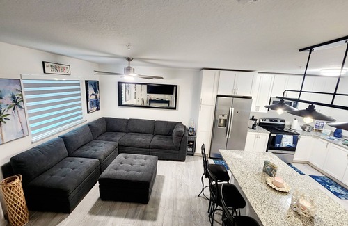 Little Venice Condo | Brand new 1 bedroom, 2 bath condo with waterfront pool & stunning views.