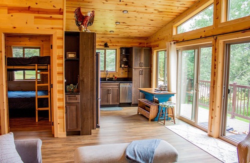 Remer Cabin | Brand New Lakefront Cabin on Peaceful Big Sand Lake