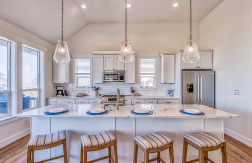 Nelscott House | Brand New Olivia Beach 3-Level Palace, Hot Tub, Game Room, 3 Ensuite Bedrooms