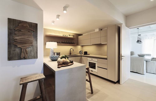 Ftelia House | Brand New Villa Rossa on Excellent Location by Ftelia beach,Breathtaking view