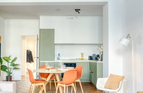 University District Apartment | Bright 1BR Haven in Antwerp with Terrace
