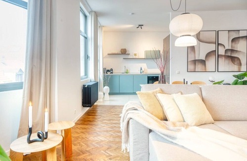 University District Apartment | Bright 2BR Flat in Antwerp City