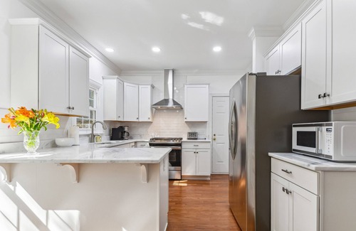 Clayton House | Bright Clayton Home with Screened Deck!