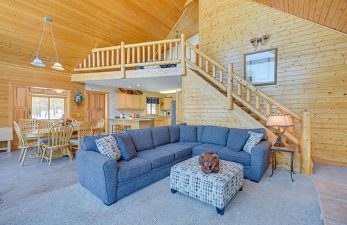 Minong House | Bright Minong Vacation Rental on Little Sand Lake!