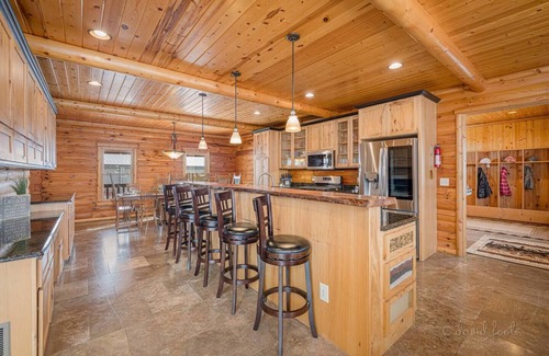Kent Cabin | Bring Everyone Home for the Holidays! 7 bedrm & 6 baths | 2 game rooms | hot tub