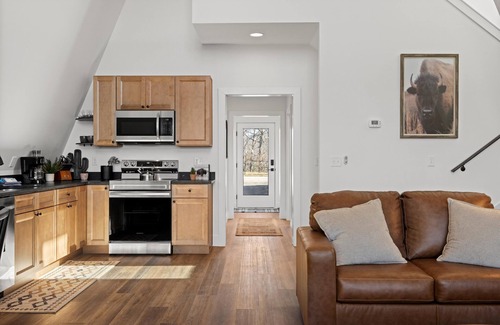 Chattanooga Valley Cabin | Buffalo Bluff | Rustic A-frame Cabin | Bluff Mtn Views!