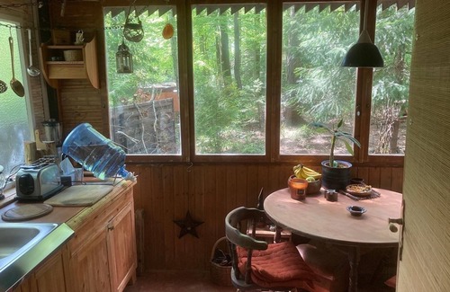 Coswig House | Bungalow 'im Wald am See - Biberspur' with Lake View & Garden