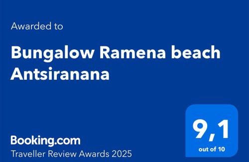 Antsiranana House | Bungalow Ramena beach Antsiranana