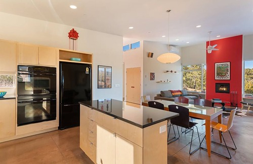 Tesuque Hills House | Butterfly House: Modern Home, Direct Mountain Views, 1 Acre, Near Santa Fe Opera