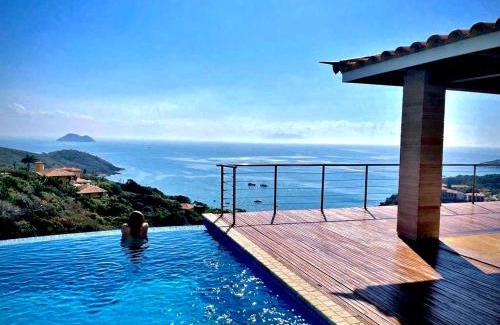 Joao Fernandes House | Buzios, casa inteira de frente para o mar em Joao Fernandes, fabulosa, a melhor vista, Mansão Bella Vista
