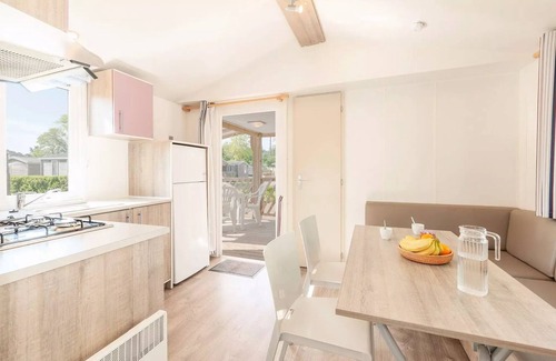 Sainte-Catherine-de-Fierbois House | Campsite Le Parc de Fierbois* - Comfort Mobile Home 4 Rooms 6 People Air Conditioned