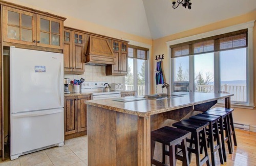 Petite-Riviere-Saint-Francois Ski Chalet | Chalet L'Officier #1 et #2 spa