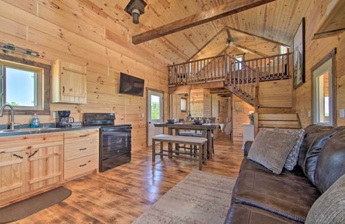 Blanchardville Cabin | Cabin on 35-Acre Farm in Blanchardville w/Trails!