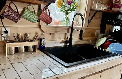 Whitefield Apartment | Cabin Style Studio Apt with Private Hot tub on 100 Acres Kayaks, Canoes & SUP