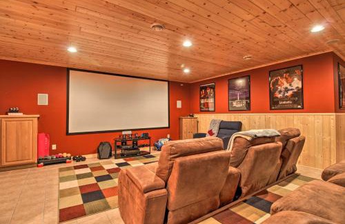 Breezy Point House | Cabin with Fire Pit and Movie Room, 1 Mi to Lake
