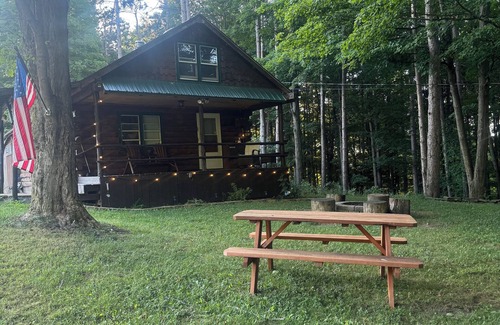 Cohocton Cabin | Camp Believe It is a secluded cabin with 50 acres of hiking trails!