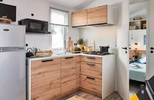 Narbonne-Plage House | Camping Campéole La Côte Des Roses * - Mobilhome for 6 people
