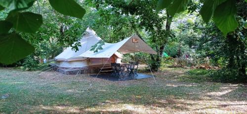 Limogne-en-Quercy Other | CAMPING LE BEL AIR tente insolite Sibley's 4 personnes-LE ROMARIN