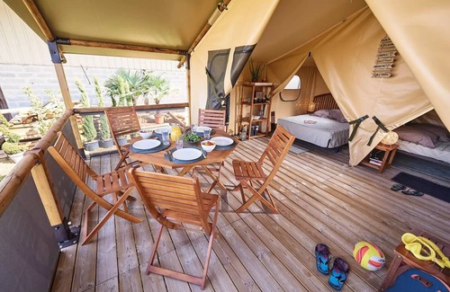 Boyne House | Camping le Pont * - Lodge tent BALI 5 people
