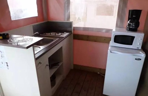 Verteillac House | Camping Le Pontis* - 3-room African tent for 4 people Without sanitary facilities