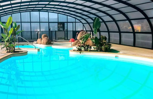 Lancieux House | Camping Le Villeu *** - Cozy 4-room mobile home for 6 people with air conditioning