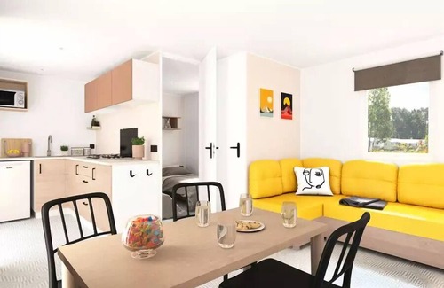 Villefranche-de-Panat House | Camping Les Cantarelles * - Mobil home Comfort - 2 bedrooms - Lake view 4 people