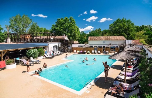 Canet Ski Chalet | Camping maeva Club Les Rivières * - Chalet Gitotel 3 Rooms 5 People Air Conditioned + TV