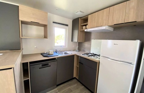 Saint-Paul-en-Born House | Camping maeva Escapades La Clairière * - Premium Mobile Home 3 Rooms 4 People + TV