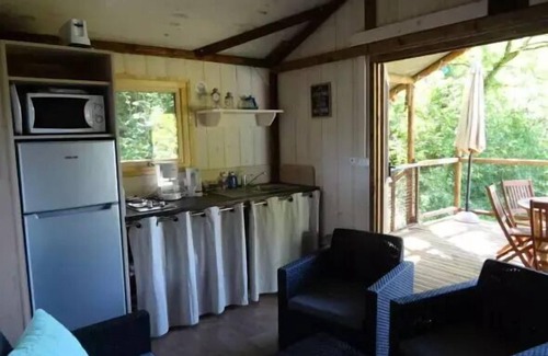 Thonac House | Camping maeva Escapades La Castillonderie * - Cabin Lodge Africa 3 Rooms 5 People