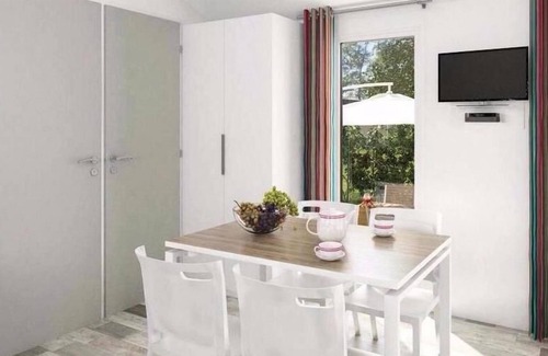 Savignac-les-Ormeaux House | Camping Paradis La Marmotte** - Mobile Home Santafé Trio Space 4 Rooms 6 People