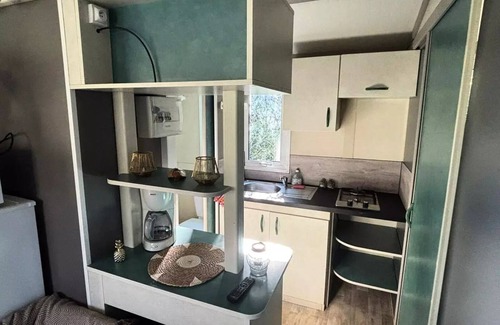 Ucel Ski Chalet | Camping Ushuaïa Villages les Pins d'Ucel * - MIMOSA - Chalet 27m² + TV for 5 people