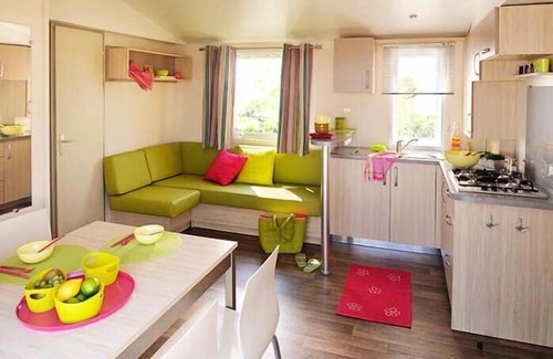 Montels House | Campsite Flower L'Arize * - Mobil Home Cordélia 4 Rooms 6 People