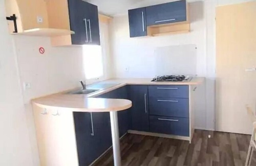 Mialet House | Campsite La Berge Fleurie * - Mobile home 1 bedroom 2 PEOPLE (double bed) CLIMATEIZATION/TV 2 persons