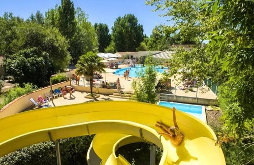 Angles House | Campsite Le Clos Cottet* - 4-room Comfort mobile home for 6 people, air-conditioned