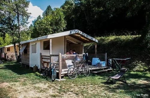 Mostuejouls House | Campsite Les Prades* - Canvas Bungalow 3 rooms 5 people Without Sanitary