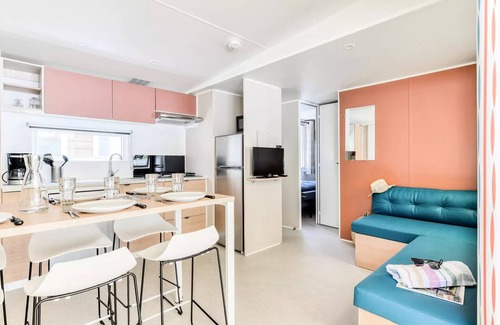Crach House | Campsite Romanée Le Fort Spanish * - Mobile home Premium 4 rooms 6 people air-conditioned