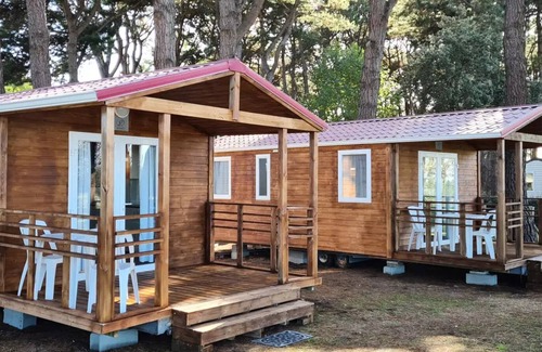 Paimboeuf House | Campsite Ushuaia Villages the Estuary * - Mobil home Comfort - 25m2 - 2 bedrooms - covered terrace 7m2 4 people
